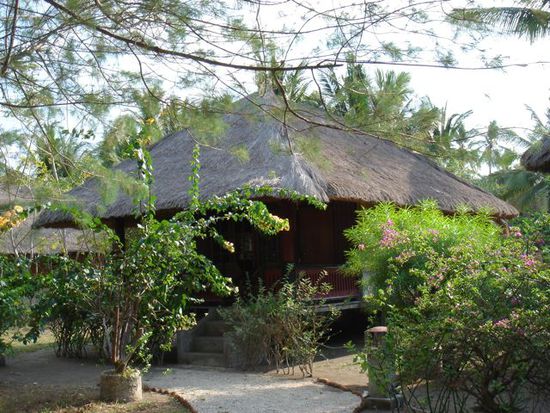 unser bungalow auf gili air