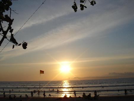 sonnenuntergang in kuta I