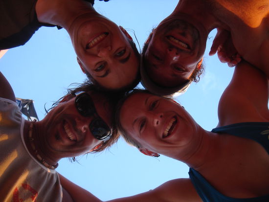 die lustige truppe hat sich wieder gefunden