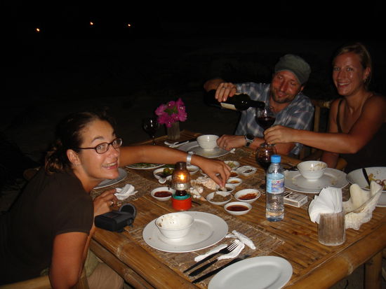 abschiedsessen von bantayan...inkl. italienischem rotwein