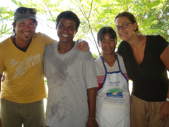 kanueng, one penh, iris und ich vor unsere abreise