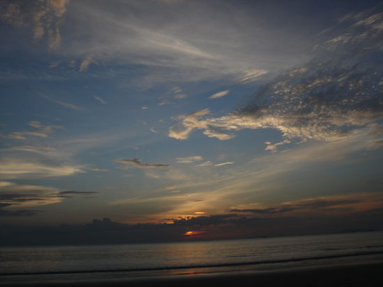 der letzte sunset am long beach