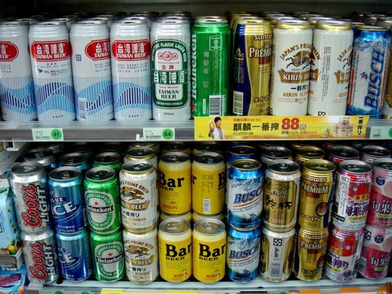 in taiwan gibts (wie in china) hunderte von biersorten