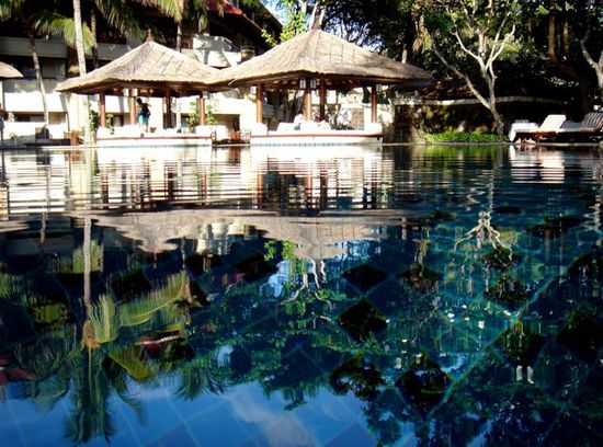 unser "privat" pool im hotel