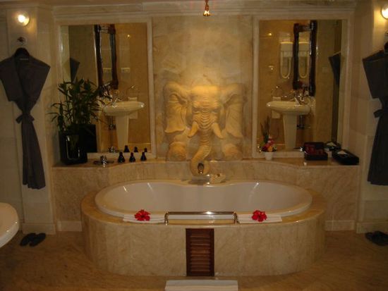 unser offenes badezimmer
