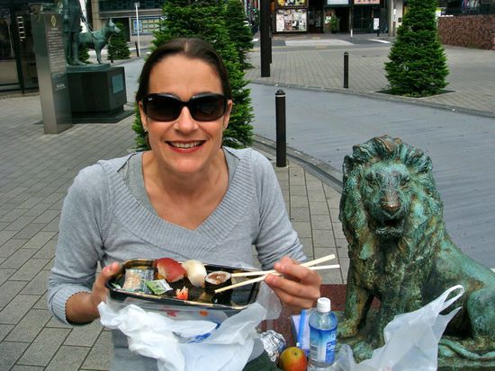 ...natürlich mit sushi