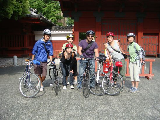 unsere lustige fahrradgruppe