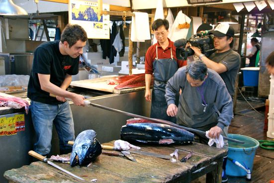 auch das fernsehen war anwesend, warscheinlich für eine bbc doku