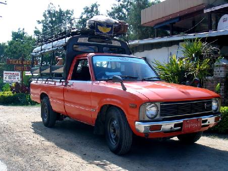 unser "taxi" von heho zum inle see