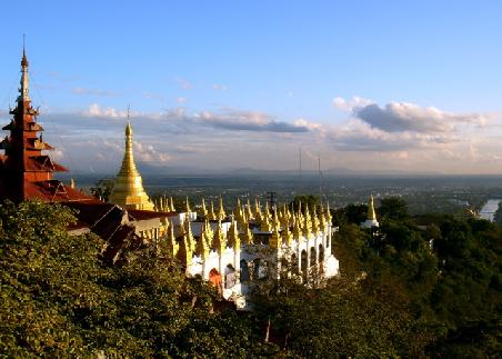 pagode auf dem mandalay hill