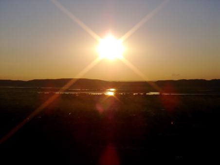 sunset vom mandalay hill