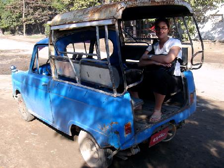 iris in unserem pick-up tagestaxi