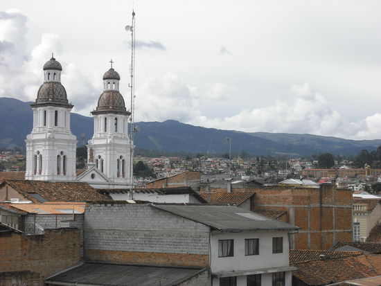 Blick auf Cuenca vom Dach.