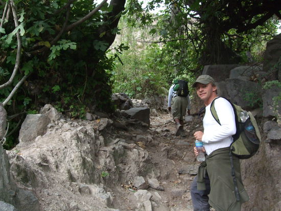 Auf dem Weg nach oben.