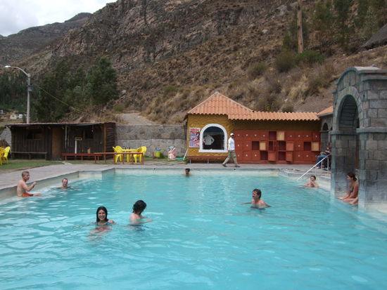 Abschluss in den heissen Quellen von Chivay.