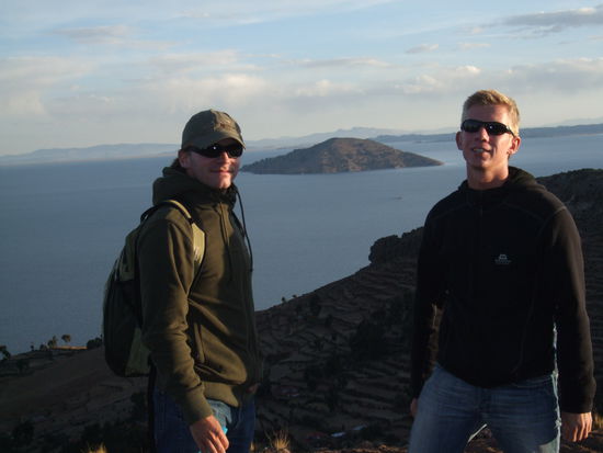 Auf dem Berg der Insel Amantani.