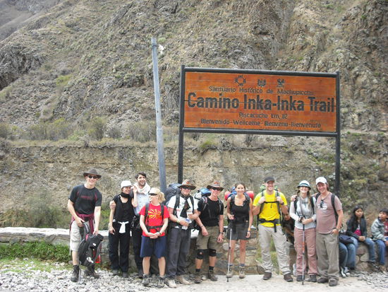 Unsere Gruppe am Start.