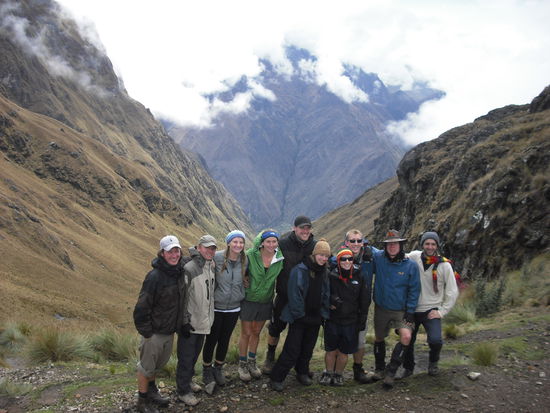 Geschafft. Die Gruppe auf dem Pass(4200m)