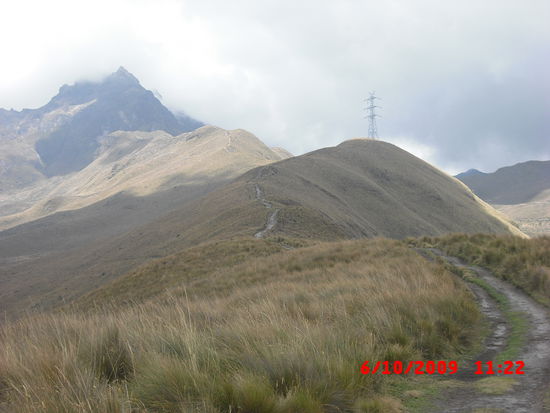 Ja genau... dort auf die Spitz soll es gehen...