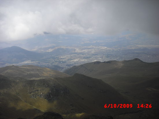 Toller Ausblick wenn die Wolken mal weg waren.