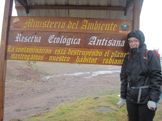 Beginn der Wanderung