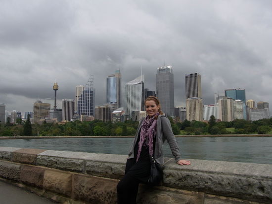 Skyline of Sydney...