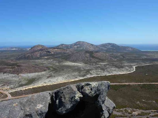 Überblick über den Nationalpark vom Gipfel eines Berges