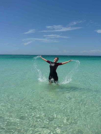 An unserem Lieblingsplatz in der Bunker Bay