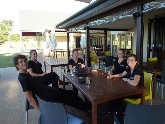 Wein trinken nach der Arbeit