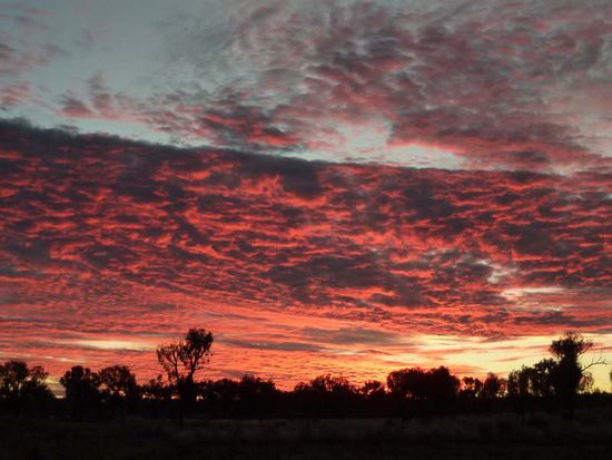 Sunset bei den Olgas...
