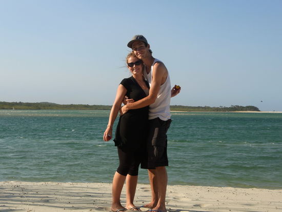 Am See direkt neben unserem Campingplatz