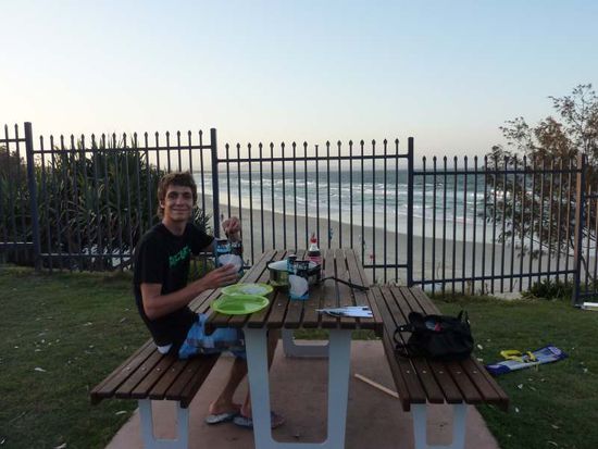 Abendessen mit Aussicht