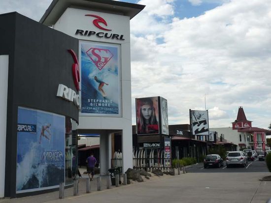 Einkaufstrasse in Torquay