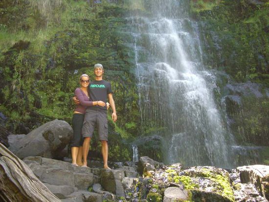 bei den Erskine Falls
