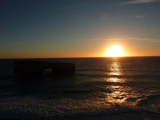 Sonnenuntergang über der "London Bridge"