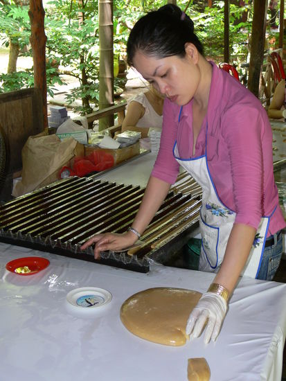sehr lecker, die Karamellmasse übrigens auch 