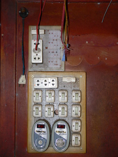 ratet mal welcher Schalter fürs Bad war