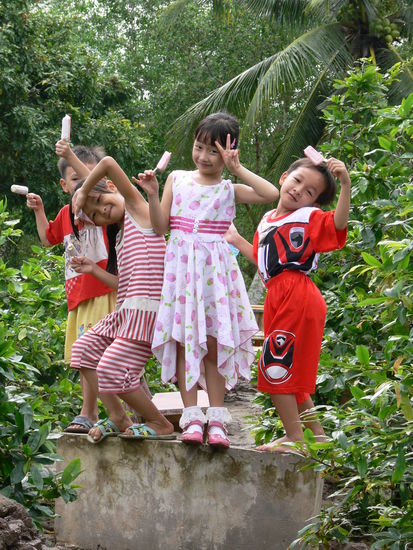 Abschiedspose ohne Aufforderung, einfach nur süß