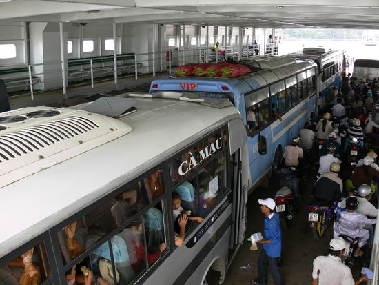 entspannte Überfahrt nach Can Tho