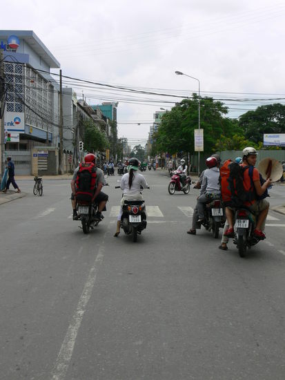 Motobike-Rally zum Hotel, Jürgen hat gewonnen 