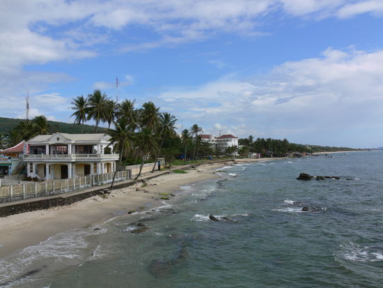 Strandabschnitt auf der Westseite