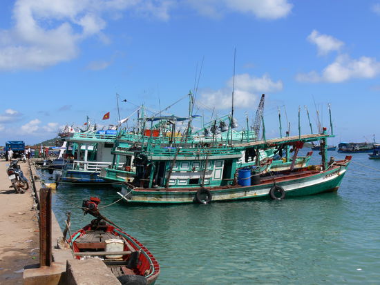 Hafen von An Thoi, sieht toll aus, riecht aber nicht nett