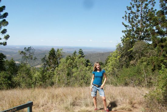 Aussichtspunkt beim Wandern