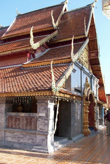 Doi Suthep toller Thempel von dem man AUssicht auf ganz Chiang Mai hat.