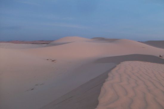 kurz vor Sonnenaufgang