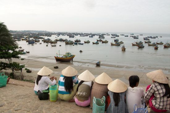 an einem Fischerdorf sind wir auch noch vorbei gefahren.