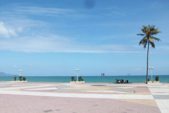 wunderschoene Strandpromenade in