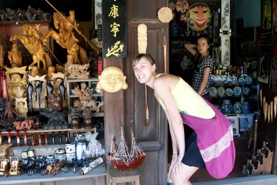 Julia am Bloedsinn machen