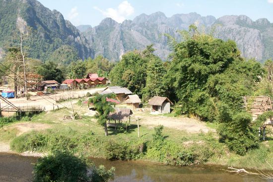 Blick vom Restaurant