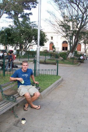 ich im Parque Central